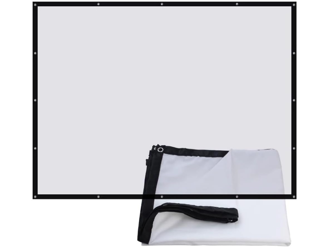 Pantalla De Proyector Portátil, Pantalla De Proyección Plegable Para Exteriores Con Bolsa De Transporte,