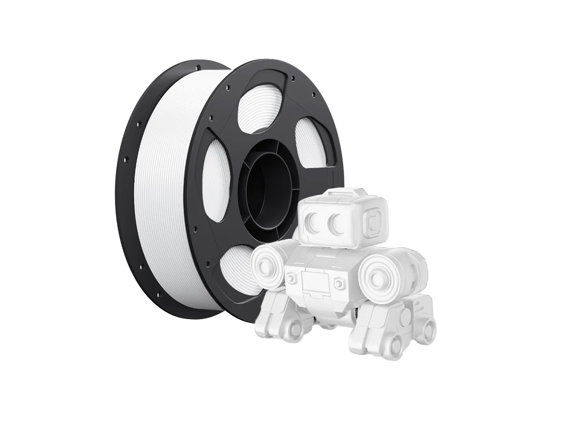 Filamento PLA para impresora 3D, 1,75 mm de diámetro, alta velocidad de impresión, 20 kg, blanco OEM