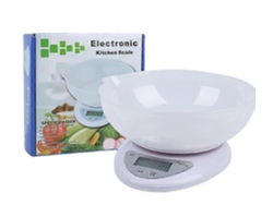 Balanza Electrónica De Cocina 5kg/1g Con Pantalla Lcd Para Hogar, Alimentos Y Envíos Postales