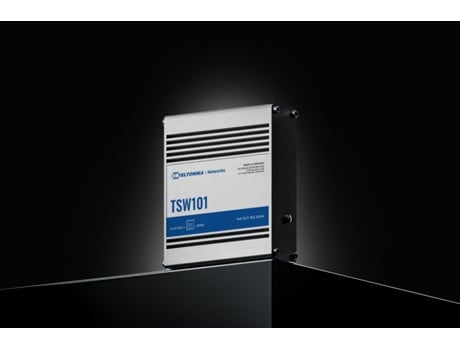 Switch TELTONIKA Tsw101 Gigabit Ethernet 10/100/1000 Alimentación a través de Ethernet Poe Metálico