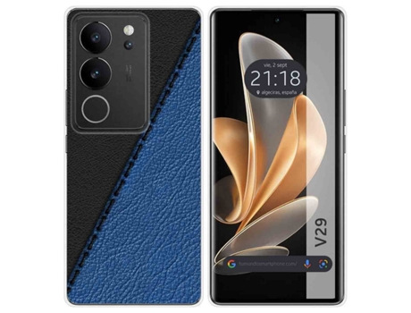 Funda Diseño Cuero para Vivo V29 5G TUMUNDOSMARTPHONE Multicolor
