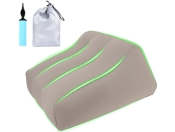 Cojín Elevador Para Piernas: Soporte Inflable Suave Para Aliviar La Presión En La Cama, El Sofá Y Durante Los Viajes.