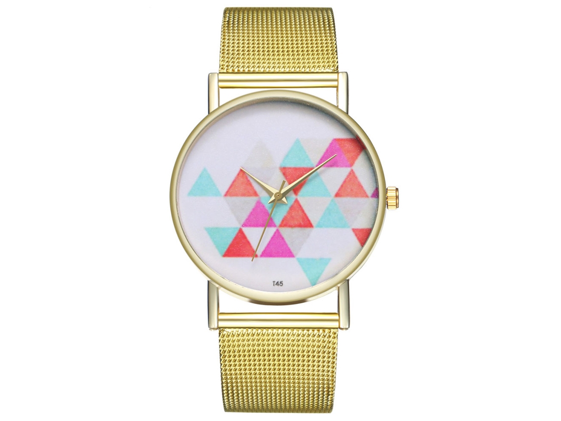 Relógio Quartz Ccq Feminino Moda Retro Punk Algarismos Romanos Pulseira De Pu Vermelho