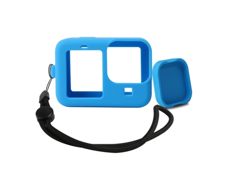 Marco de la caja de la carcasa SLOWMOOSE Con accesorio de cordón (Azul / Para Gopro Hero 9)