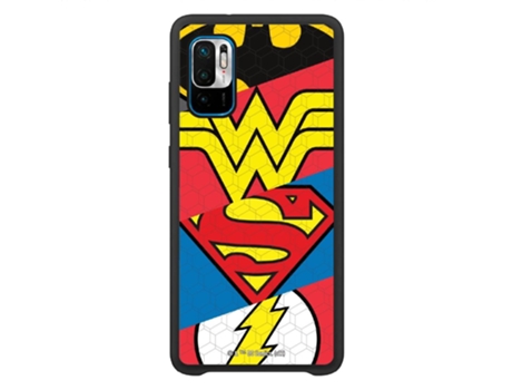Funda Oficial Dc Comics Logos Tradicionales Warner Bros para Xiaomi Redmi Note 10 5G Cn PHONECASES3D Piel Sintética Negro