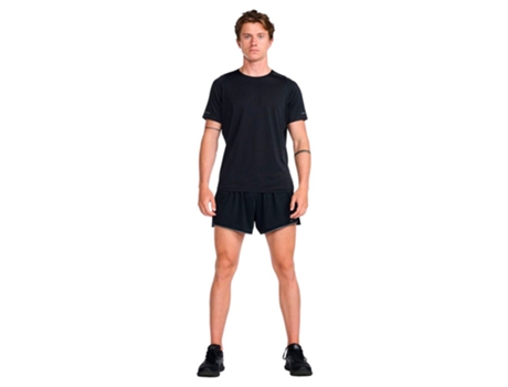 Camiseta de Hombre para Fitness 2XU Speed Tech Negro (XL)