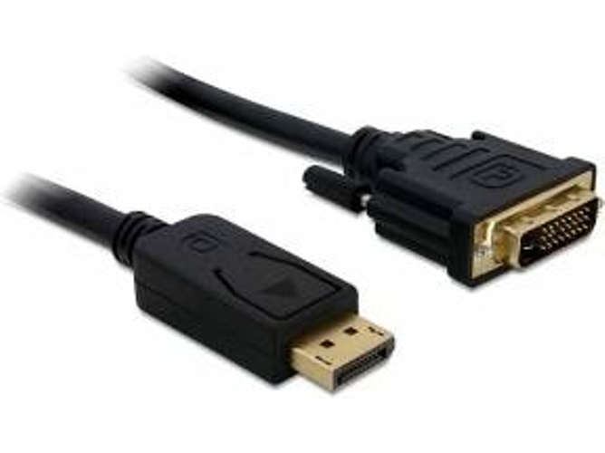 Adaptador de Cable de vídeo DELOCK Displayport > DVI 24+1 m/m 1m