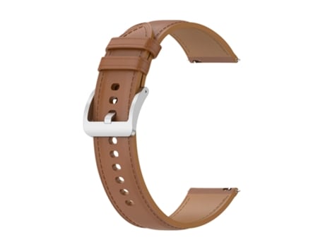 Correa de Cuero para Galaxy Watch 3 45mm Huawei Watch GT3 GT2 46mm marrón claro AVIZAR