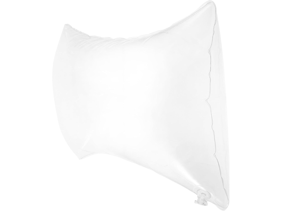 Almohada Inflable Plegable De Pvc Transparente De 40 X 60 Cm.