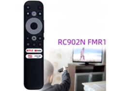 El Mando A Distancia Tcl Rc902n/fmr1 Es Compatible Con Los Modelos 75r646 Y 75s546, Cuenta Con Control Por Voz Y Es Fácil De Usar.