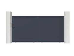Puerta corredera de aluminio soldado EIGER 3,5m H.180cm