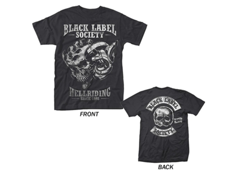 Camiseta ROCKINSTONE Black Label Society Hell Riding (S)
