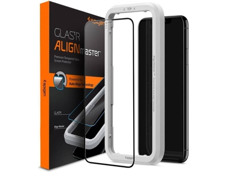 Protector de Pantalla iPhone 11 SPIGEN Hartowane Negro