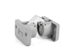 MEPA Bisagra invisible kirma gris para mesa para tapas de espesor 17/18mm.