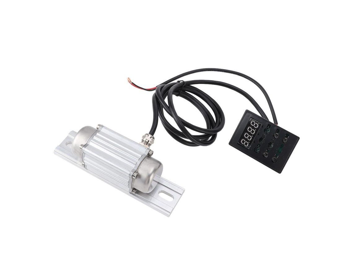 Motor de vibración de CC sin escobillas, 7500 rpm, pantalla digital, IP65, resistente al agua, con controlador de velocidad, 24 V, 15 W.