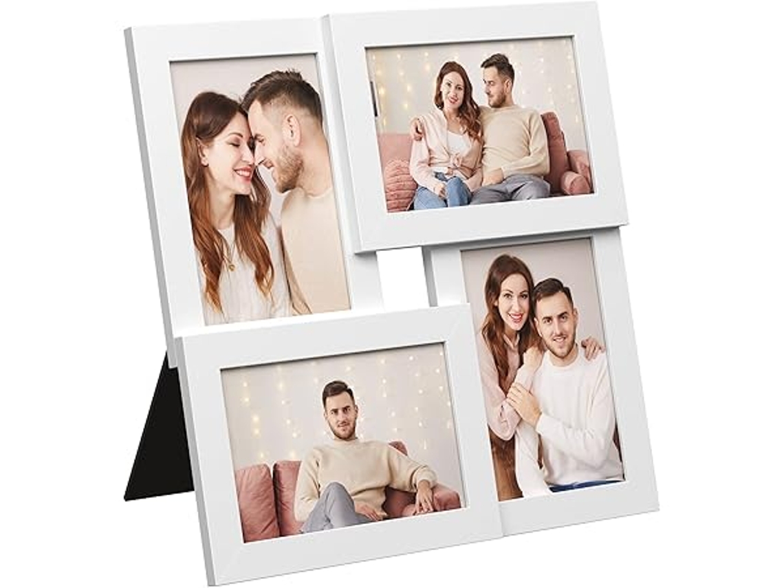 Marco De Fotos Para Varias Fotos, Tamaño 10 X 15 Cm, Cristal, Diseño Ergonómico, Para Uso Diario.