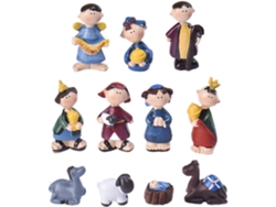 Figuras De Resina Para Belén - Mini Juguetes Decorativos De Estatuas Cristianas Para Mesas De Interior