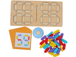 1 Juego De Rompecabezas Montessori Para El Aprendizaje De Los Números En Niños - Tablero De Juego