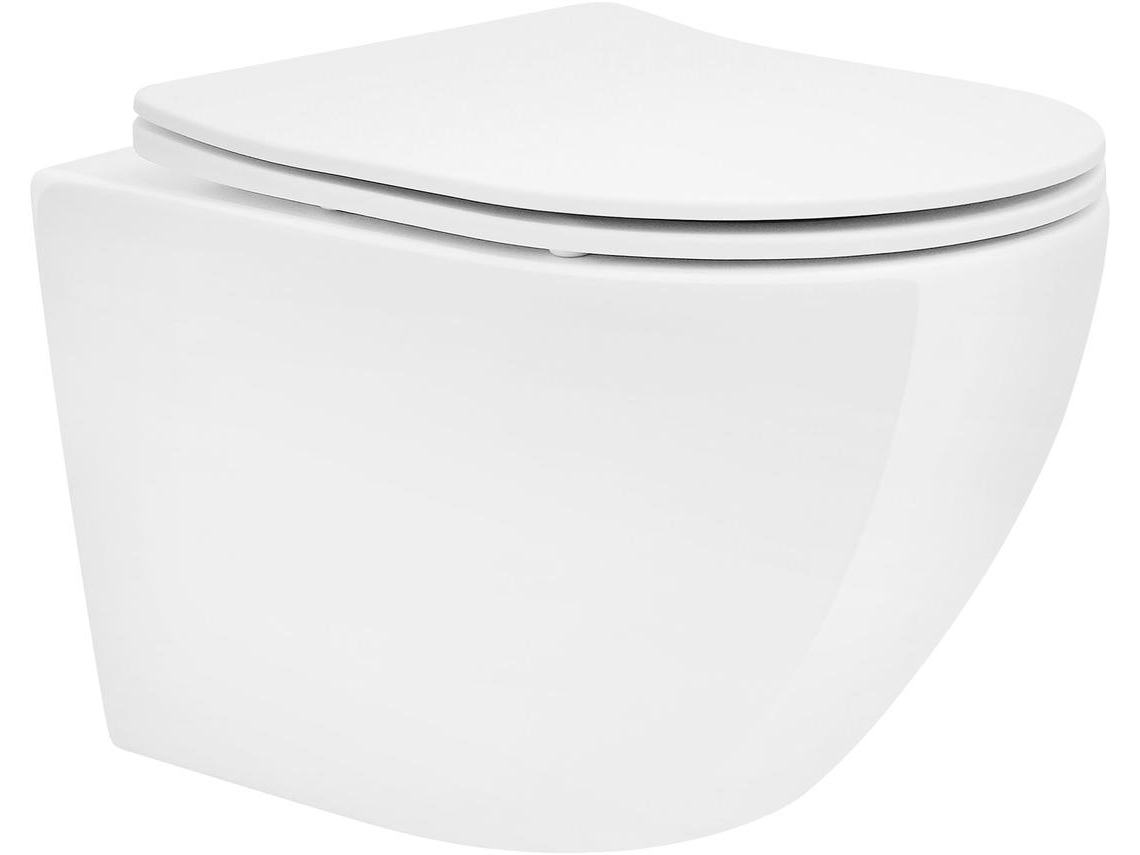 Inodoro ECD Soft-Close (Blanco - Cerámica - 370x390x490 Mm)