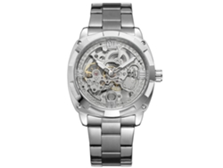 Reloj Mecánico Automático Forsining Con Brazalete De Acero Inoxidable Para Hombre (plateado)