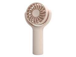 Mini ventilador portátil silencioso con 3 velocidades - Rosa