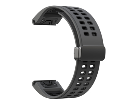Correa de Reloj de Silicona de Liberación Rápida para Garmin Negra INF