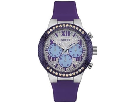 Reloj GUESS W0772L5 Mujer (Silicona - Púrpura)