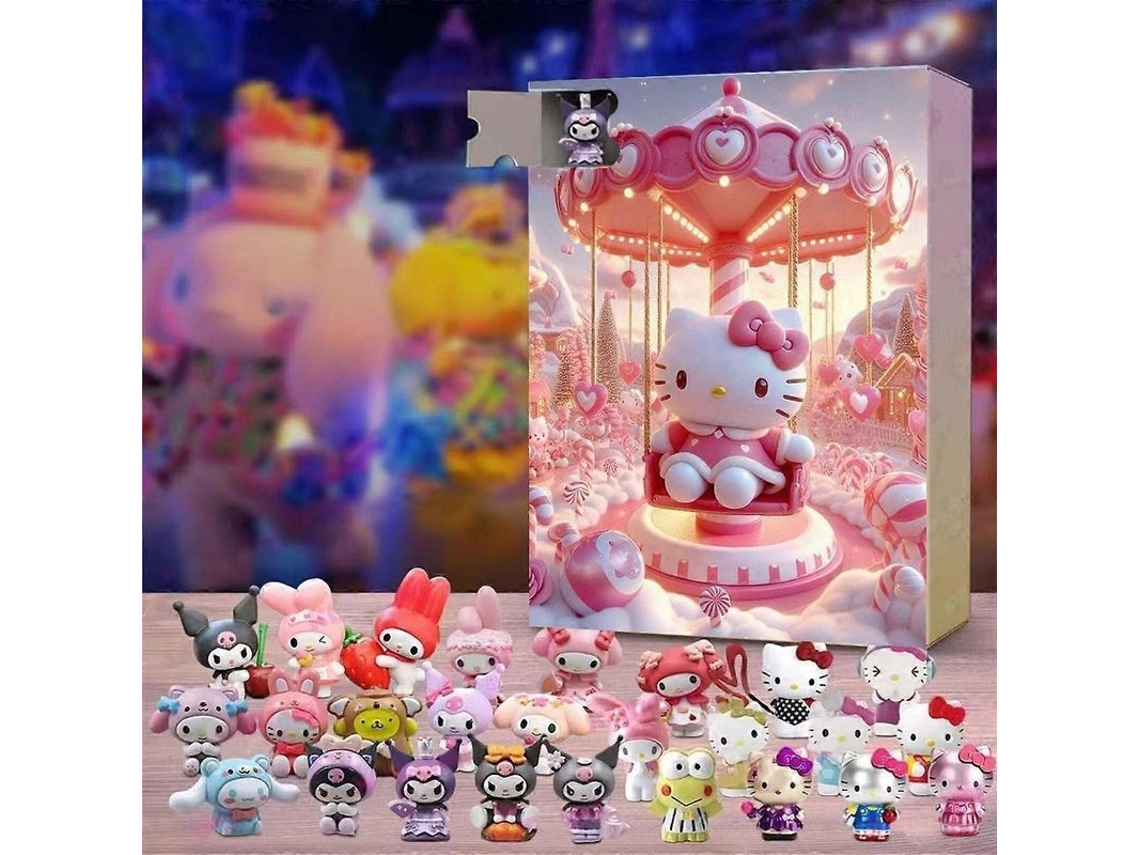 Caja Sorpresa De Adviento De Navidad Sanrio B 2025, 24 Piezas, Regalo Sorpresa De Navidad