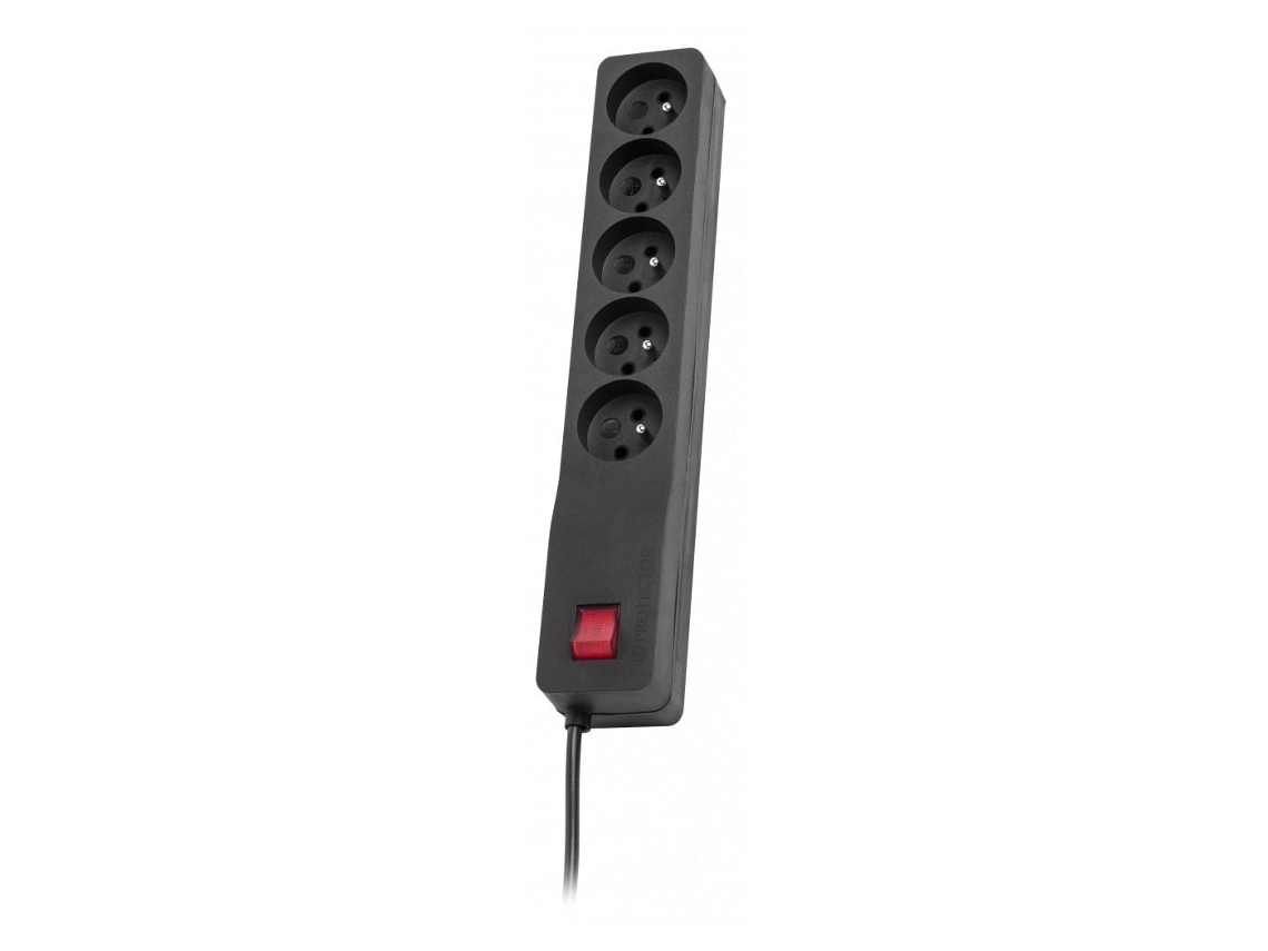 Cable de extensión eléctrica LESTAR para ordenador, TV y portátil, 5 m, 510 V