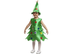 Disfraz de Niña DISFRAZZES Árbol De Navidad (Talla: 3 a 4 años)