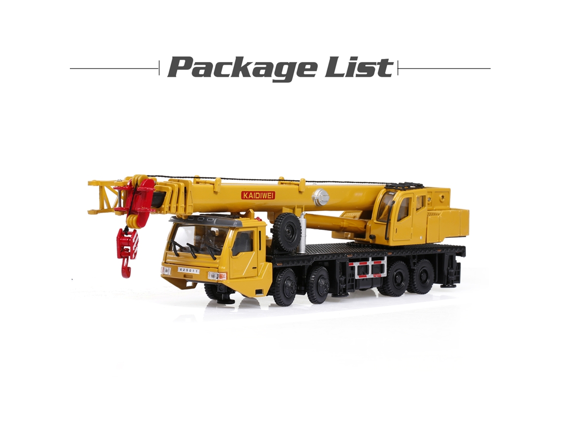 Modelo De Grúa Elevadora Mega Lifter De Aleación De Presión A Escala 1:55 Con Suspensión Y Plataforma Giratoria De 360 Grados - Juguete De Regalo Para Niños