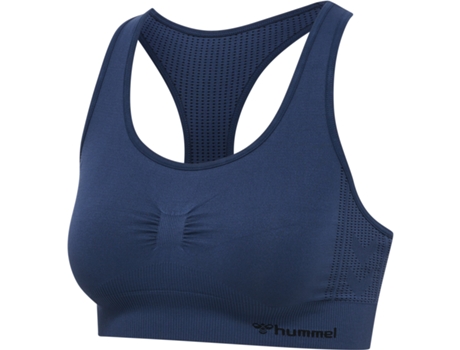 Sujetador Deportivo para Mujer HUMMEL (M - Azul)
