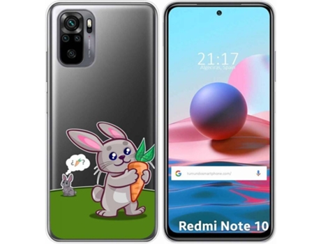 Carcasa Xiaomi Redmi Note 10 / 10S TUMUNDOSMARTPHONE Conejo Multicolor