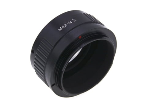 Anillo adaptador de montaje de lente para M42-Nikon Z para lente de tornillo M42 de 42mm a cámara Nikon Z Mount Z6 Z7 negro