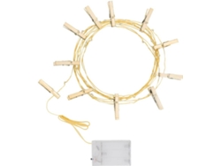 Luces de Navidad LEDKIA Molas (Dorado - PVC)