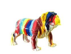 Figura Gregor Bulldog 61X32X38 Cm Multicolor