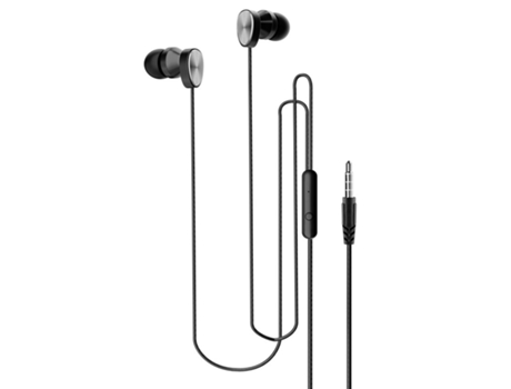 Auriculares Estéreo intrauditivo con cable Macaron Color compatible con Android Iphone Huawei Black