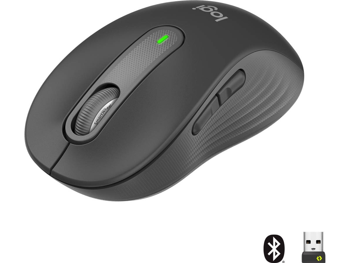 Ratón LOGITECH Signature M650 (Inalámbrico - Regular - 2000 dpi - Gris)
