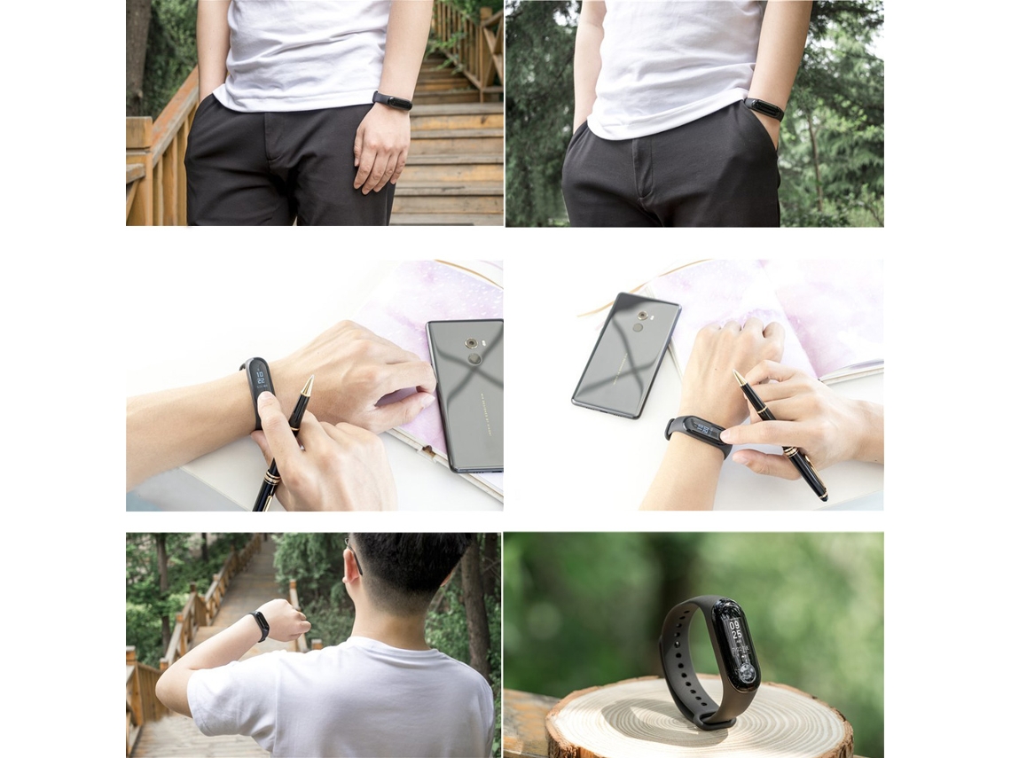 Pulsera Inteligente Xiaomi Mi Band 3 Con Monitor De Frecuencia Cardíaca, Seguimiento Del Sueño Y Notificaciones - Resistente Al Agua Hasta 5 Atm
