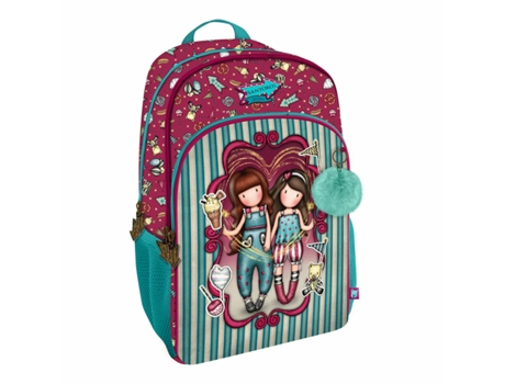 Mochila de La Escuela Gorjuss Fireworks Grená 29 x 45 x 17 cm
