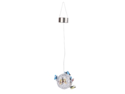 Lámpara Solar, Colgante, Redonda, Mariposa, Luz Blanca