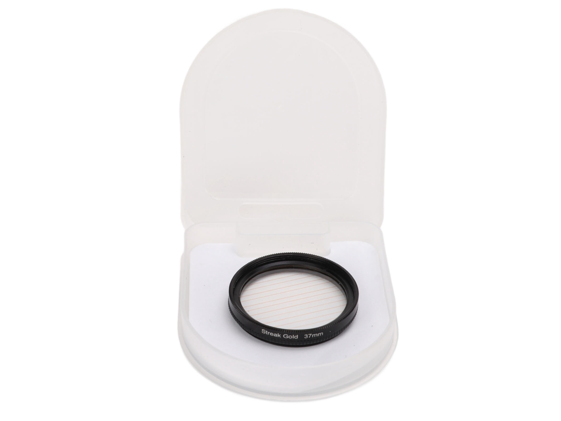 Filtro De Lente Junestar Efecto Anamórfico Rayo Dorado Accesorios De Fotografía 37mm/1.46in