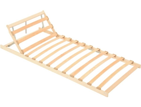 vidaXL Somier de láminas con cabecero ajustable de 13 láminas 80x200 cm