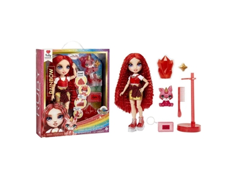 RAINBOW HIGH World Muñeca Ruby Red