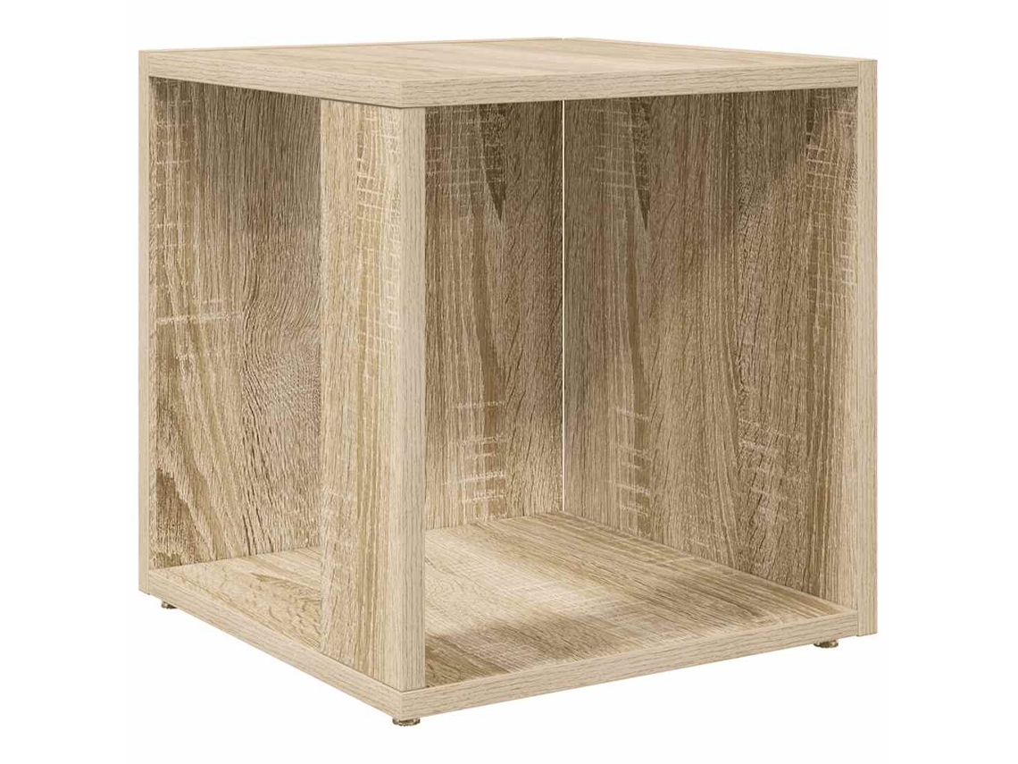 Mesa auxiliar en derivados de madera de roble MAISON EXCLUSIVE (33x33x34,5 cm)