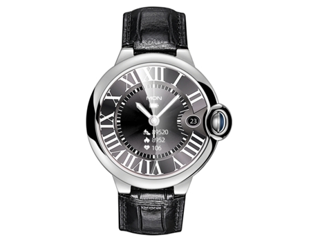 Smartwatch YDCY Aw28 Negro Plata