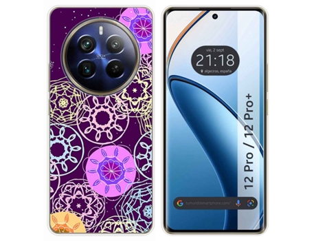 Funda Diseño Radial para Realme 12 Pro 5G / 12 Pro Plus 5G TUMUNDOSMARTPHONE Silicona Multicolor