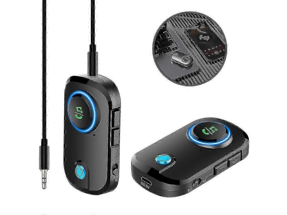 Transmisor y receptor Bluetooth 5.0 de baja latencia 3 en 1 Rosewell con micrófono