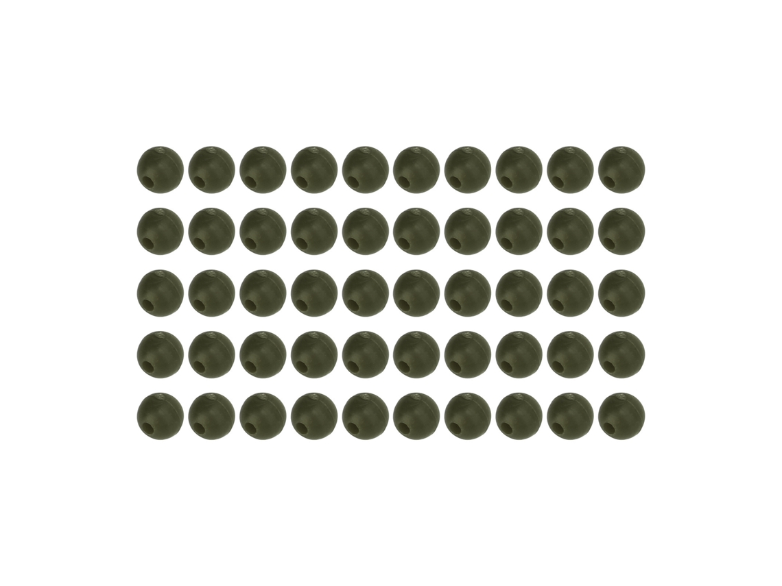 50 Perlas De Pesca Para Carpas, Diámetro 6 Mm, Color Verde, Accesorios De Pesca Para Carpas.