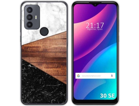 Carcasa para TCL 30 SE TUMUNDOSMARTPHONE Dibujos Mármol 11 Multicolor
